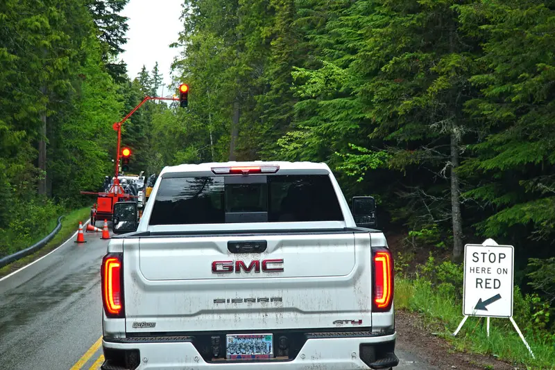 Construction Zone Traffic Light